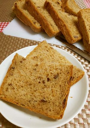 ★ＨＢで美味しいレーズンくるみ黒糖パン♪-レシピのメイン写真