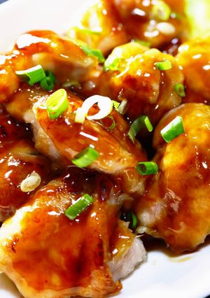 ぷりぷりジューシー！鶏もも肉黒酢あんかけ-レシピのメイン写真