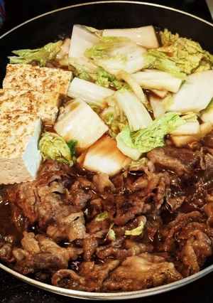 すき焼き！絶品タレで！-レシピのメイン写真