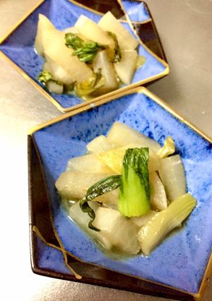 【簡単副菜】大根とチンゲン菜の炊いたん-レシピのメイン写真