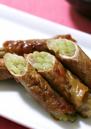 蕗のお肉巻き-レシピのメイン写真