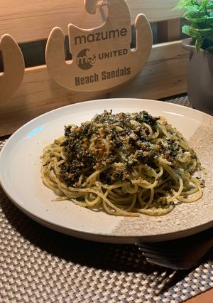 胡桃入り！ジェノベーゼパスタ✨-レシピのメイン写真