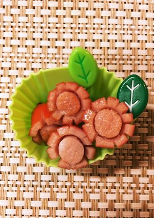 お弁当のおかず ウインナーの花-レシピのメイン写真