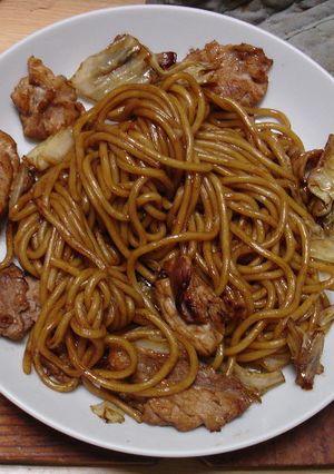 鉄板で作ったお店の味がするソース焼きそば-レシピのメイン写真