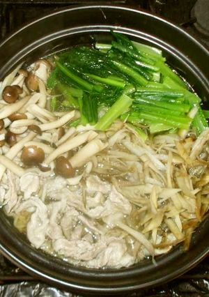 豚肉と牛蒡の鍋♪簡単-レシピのメイン写真