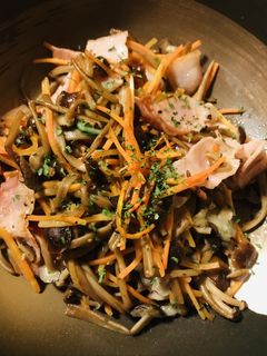 きのこ1パック&ベーコンのバター炒め-レシピのメイン写真