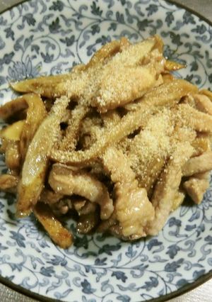 じゃこ天とごぼうの、甘じょっぱいあめ炊き-レシピのメイン写真