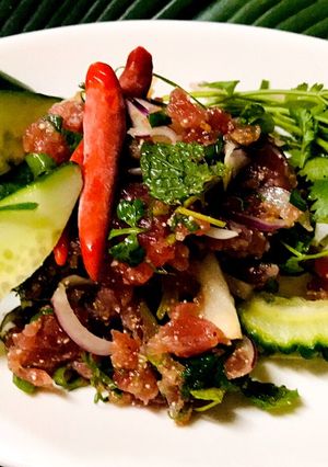 タイ料理 マグロのラープ-レシピのメイン写真