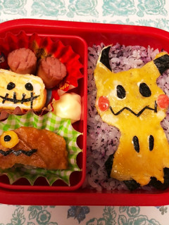 ポケモンハロウィン弁当★ミミッキュ-レシピのメイン写真