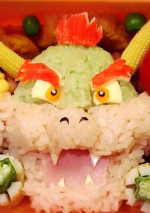 キャラ弁☆マリオ☆クッパ-レシピのメイン写真