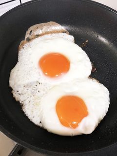 こりゃ簡単!失敗なし!半熟目玉焼き-レシピのメイン写真