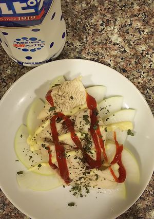 カルピスでしっとり胸肉-レシピのメイン写真