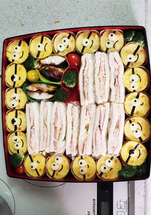 ミニヨン　キャラ弁　運動会-レシピのメイン写真