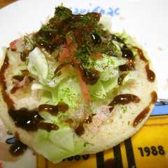 รูปของ イングリッシュマフィン　お好み焼き味
