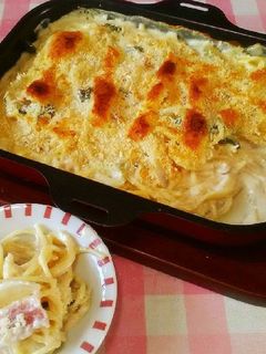 スパゲッティのグラタン-レシピのメイン写真
