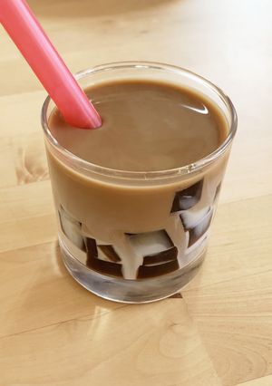 超簡単!珈琲ゼリーでタピオカ風ドリンク-レシピのメイン写真
