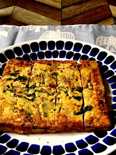 キッシュを四角く☆卵焼き器で-レシピのメイン写真
