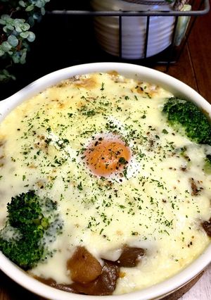 ☆残ったカレーで♪変身♪焼きチーズカレー-レシピのメイン写真