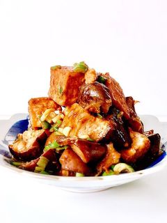低糖質・肉無し厚揚げと茄子の麻婆炒め-レシピのメイン写真