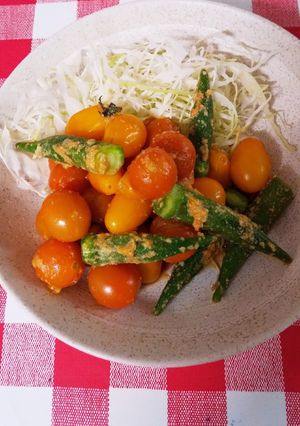 オクラのエダムチーズ和え-レシピのメイン写真