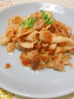 豚の梅肉炒め-レシピのメイン写真