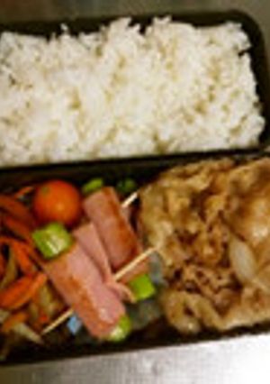 冷めてもおいしい生姜焼き弁当-レシピのメイン写真