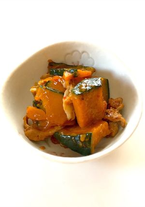 ご飯のお供に！ピリ辛かぼちゃ麻婆-レシピのメイン写真