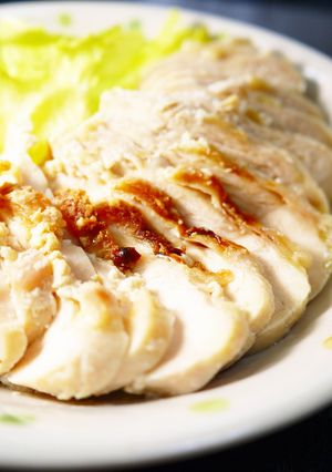 レンジ４分！柔らか鶏胸肉塩麹サラダチキン-レシピのメイン写真
