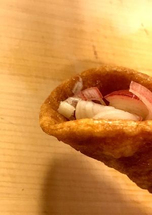 みょうがのぬれ煎餅巻き-レシピのメイン写真