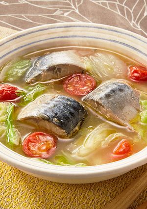 さば缶と白菜のミソスープ-レシピのメイン写真