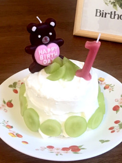 1歳バースデーケーキ*離乳食-レシピのメイン写真