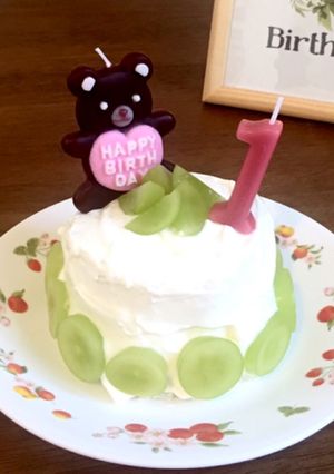1歳バースデーケーキ＊離乳食-レシピのメイン写真