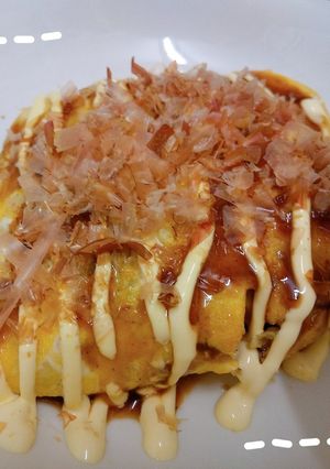 【大量消費】キャベツとツナのお好み焼き風-レシピのメイン写真