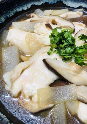 鶏胸肉と椎茸☆冬瓜の中華風煮込み-レシピのメイン写真