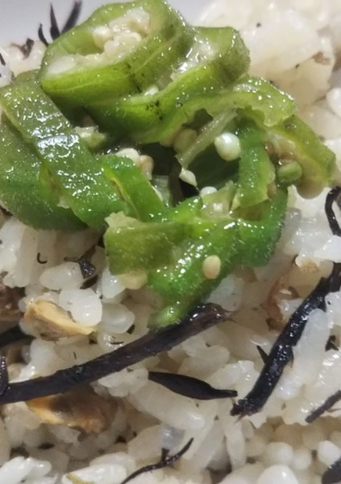白だしでひじきとしじみごはん-レシピのメイン写真