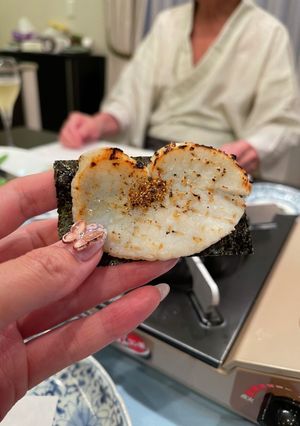 簡単^_^ホタテ、平貝の磯辺焼き-レシピのメイン写真
