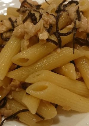 ツナ塩昆布のペンネパスタ-レシピのメイン写真