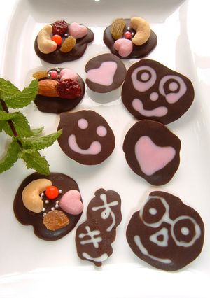 お絵描き☆メダルチョコ-レシピのメイン写真