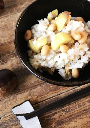 みやだいずと栗のご飯-レシピのメイン写真