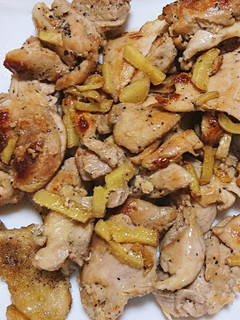 鶏肉と刻みショウガの炒めもの-レシピのメイン写真