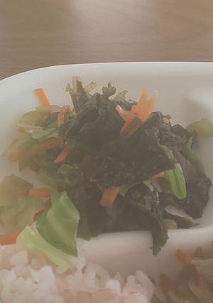 キャベツとわかめの辛子和え-レシピのメイン写真