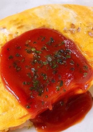 炒めないから楽ちん♪炊飯器でオムライス-レシピのメイン写真