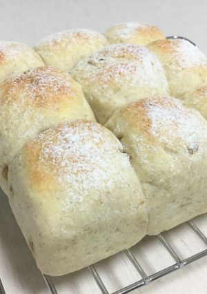 ポリ袋でライ麦くるみチーズちぎりパン♪-レシピのメイン写真