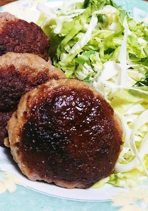胡麻味噌ハンバーグ-レシピのメイン写真