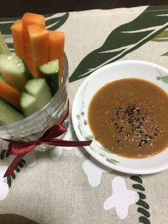 野菜スティックに!味噌カルピスソース-レシピのメイン写真