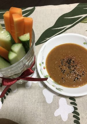 野菜スティックに!味噌カルピスソース-レシピのメイン写真