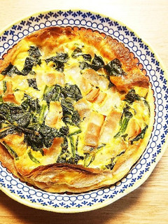 超簡単!ほうれん草とベーコンのキッシュ-レシピのメイン写真