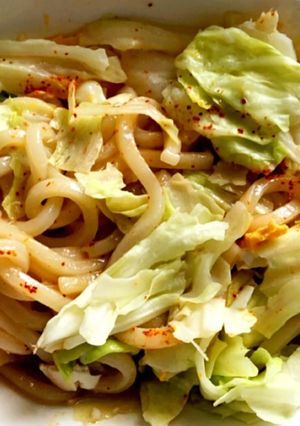 レンジで油うどん-レシピのメイン写真
