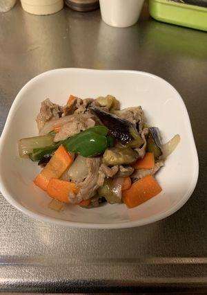 茄子入り生姜焼き-レシピのメイン写真