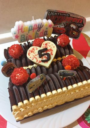 簡単！ケーキ　アイスクリーム　苺風-レシピのメイン写真